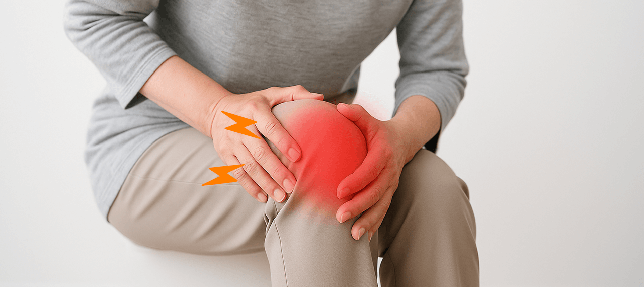 膝関節痛で歩行に悩む方